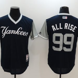 MLB New York Yankees #99 All Rise Black Pullover New Jersey