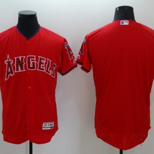 MLB Los Angeles Angels Blank Elite Red Jersey