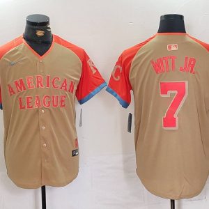 Men's Kansas City Royals #7 Bobby Witt Jr. 2024 All-Star Stitched Jersey