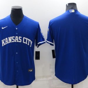 MLB Kansas City Royals Blank Blue Game Nike Jersey
