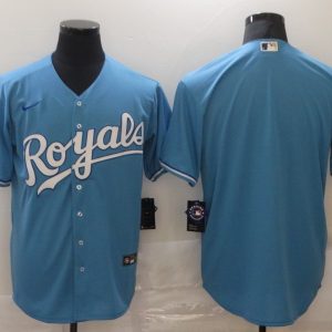MLB Kansas City Royals Blank Blue Game Stitched Nike Jersey