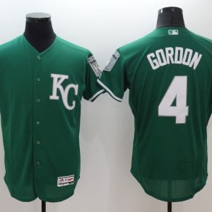 Majestics Kansas City Royals #4 Gordon Green Elite Jersey