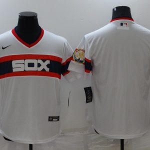 MLB Chicago Blank Whyite Nike Game Jersey