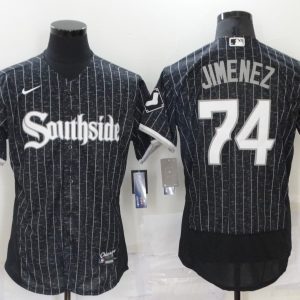 MLB Chicago White Sox #74 Jimenez Black 2021 City Connect Flexbase Elite Jersey