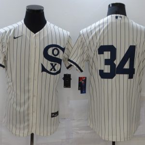 MLB Chicago White Sox #34 Michael Kopec 2021 Cream/Navy Field Of Dreams Flex Base Elite Jersey