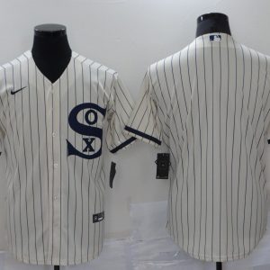MLB Chicago White Sox Blank 2021 Cream/Navy Field Of Dreams Jersey