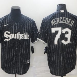 MLB Chicago White Sox #73 Mercedes Black 2021 City Connect Jersey