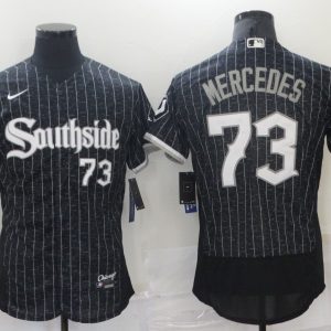 MLB Chicago White Sox #73 Mercedes Black 2021 City Connect Flex Base Elite Jersey