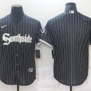 MLB Chicago White Sox Blank Black 2021 City Connect Jersey