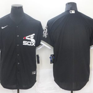 MLB Chicago White Sox Blank Black Game Nike Jersey