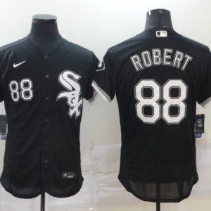 MLB Chicago White Sox #88 Robert Black Flex Base Elite Jersey