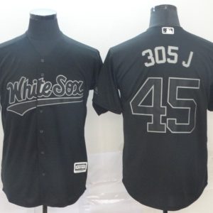 MLB White Sox #45 Michael Jordan 305 J Black 2019 Players Weekend Player Men Jersey