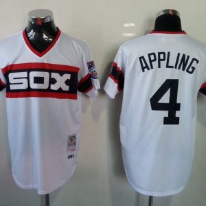 MLB Chicago White Sox Luke Appling #4 throwback Jersey