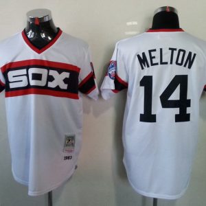 MLB Chicago White Sox Melton #14 throwback Jersey
