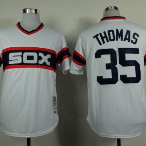 MLB Chicago White Sox #35 Thomas White Throwback Jersey