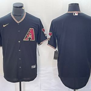 Men's Arizona Diamondbacks Blank Black 2023 World Series Cool Base Stitched Baseball