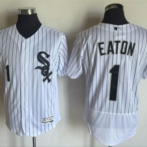MLB Chicago White Sox #1 Eaton White Elite Jersey