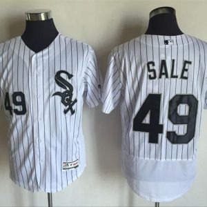 MLB Chicago White Sox #49 Sale White Elite Jersey