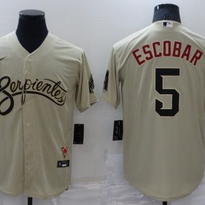 MLB Arizona Diamondbacks #5 Eduardo Escobar 2021 Gold City Connect Jersey