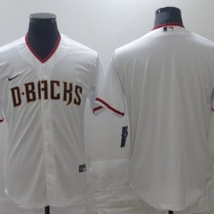 MLB Arizona Diamondbacks White Blank Nike Game Jersey