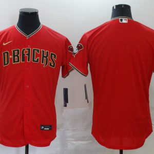 MLB Arizona Diamondbacks Blank Red Flex Base Elite Jersey