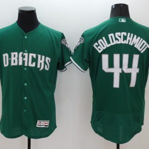 Majestics Arizona Diamondbacks #44 Goldschmidt Green Elite MLB Jersey