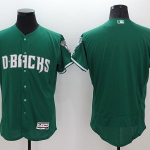 Majestics Arizona Diamondbacks Blank Green Elite MLB Jersey
