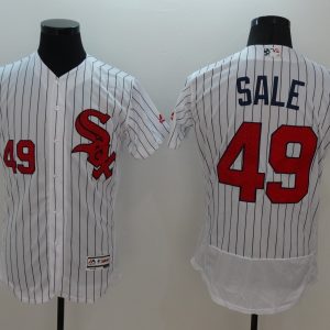 MLB Chicago White Sox #49 Sale White Elite Jersey