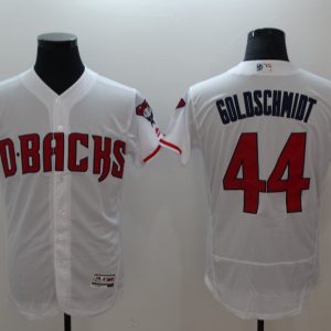 MLB Arizona Diamondbacks #44 Goldy White Elite Jersey