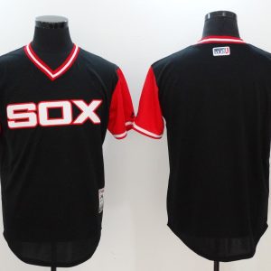 MLB Chicago White Sox Blank All Rise Black Pullover Jersey