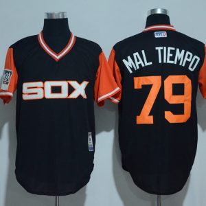 MLB Chicago White Sox #79 Mal Tiempo All Rise Black Pullover Jersey