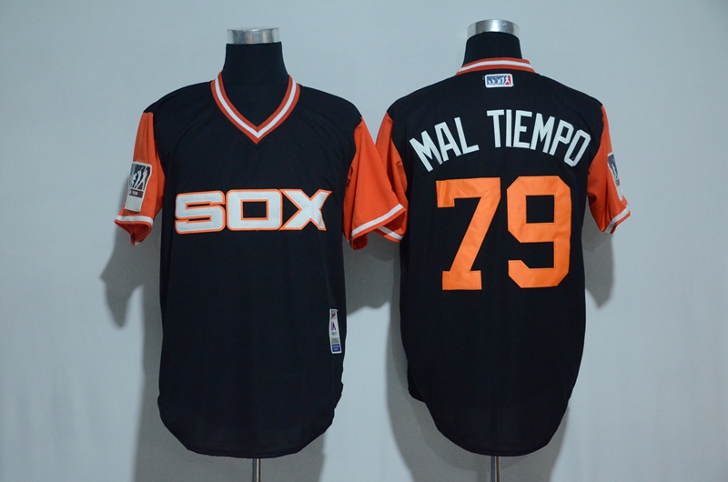 MLB Chicago White Sox #79 Mal Tiempo All Rise Black Pullover Jersey
