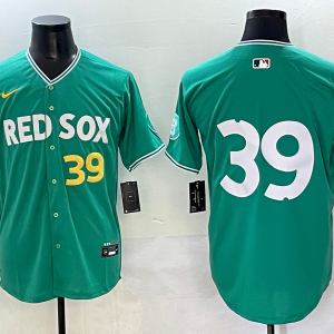 Men's Boston Red Sox #39 Marcelo Mayer Green 2025 City Connect Limited Stitched Jersey