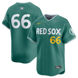 Men's Boston Red Sox #66 Brayan Bello Green 2025 City Connect Limited Stitched Jersey