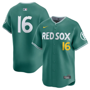 Men's Boston Red Sox #16 Duran Green 2025 City Connect Limited Stitched Jersey