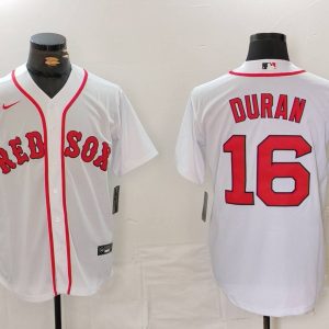 Men's Boston Red Sox #16 Jarren Duran Grey Game Nike Stitched Jersey