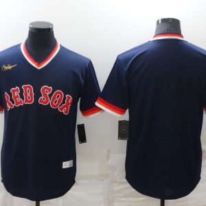 MLB Boston Red Sox Blank Blue Game Nike Jersey