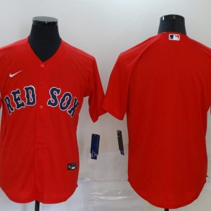 MLB Boston Red Sox Blank Red Game Nike Jersey