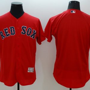 Majestic MLB Boston Red Sox Blank Red Elite Jersey