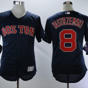 MLB Boston Red Sox #8 Yastrzemski Blue Elite Jersey