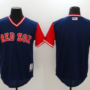 MLB Boston Red Sox Blank All Rise D.Blue Pullover New Jersey