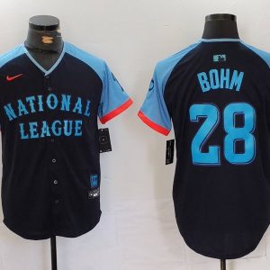 Men's Philadelphia Phillies #28 Alec Bohm 2024 All-Star Stitched Jersey
