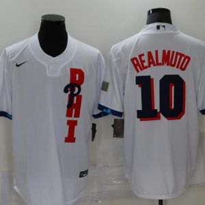 MLB  Philadelphia Phillies #10 J.T. Realmuto 2021 Royal City Connect Jersey