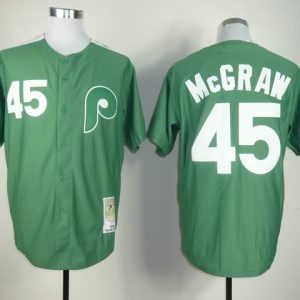 MLB Philadephia Phillis #45 McGraw Green Jersey