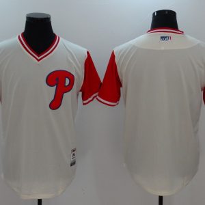 MLB Philadelphia Phillies Blank F All Rise D.Blue Pullover Jersey
