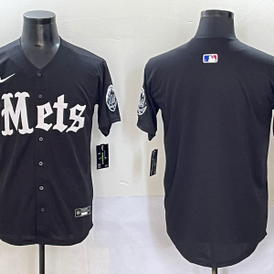 New York Mets Black Mexico 2025 LA Gothic Style With Fernando Jersey