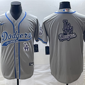MLB Los Angeles Dodgers White Team Big Logo With Patch Cool Base Stitched Baseball