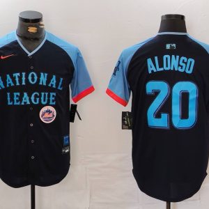 New York Mets #20 Pete Alonso 2024 All-Star Stitched Jersey