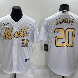MLB New York Mets #20 Pete Alonso White 2022 All-Star Jersey