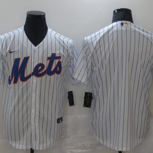 MLB New York Mets Blank White Game Nike Jersey